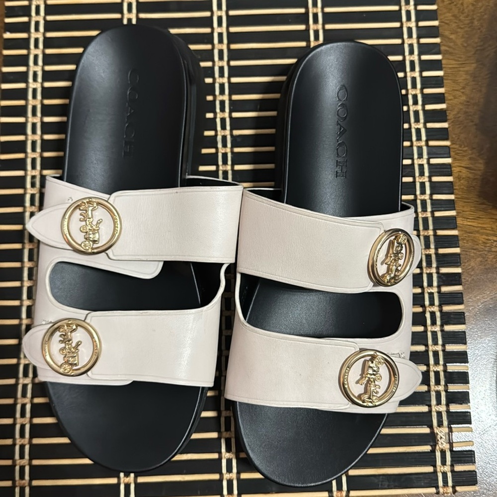 Coach Gable leather sandal